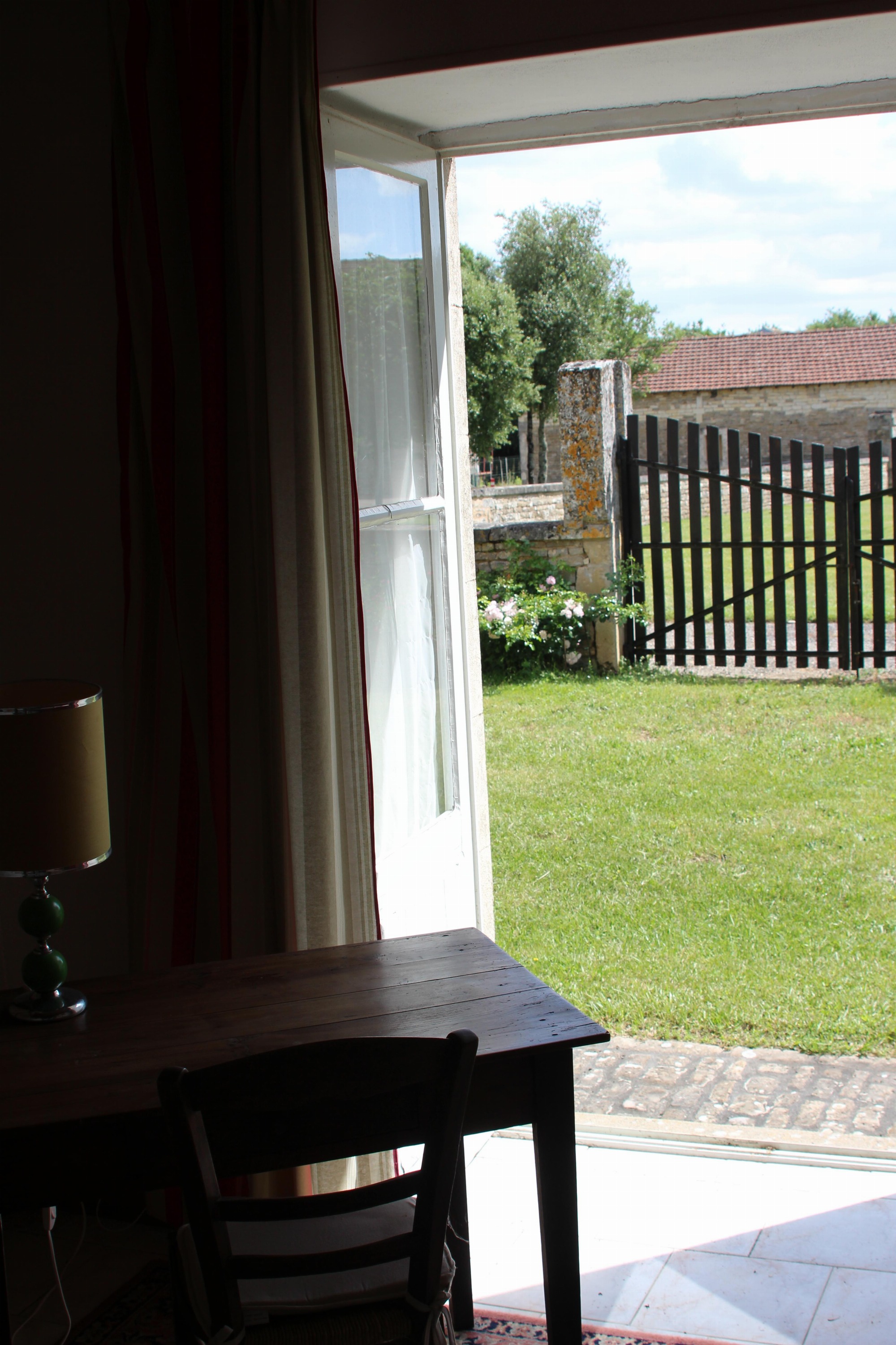 Vue sur le jardin - Chambre n°